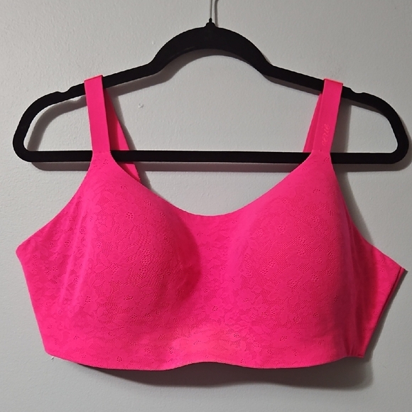 aerie Other - Aerie Smoothez Women's Pink Full Coverage Seamless High Waisted Bra Size XXL